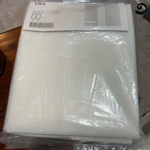 White Mesh/Tulle Curtains